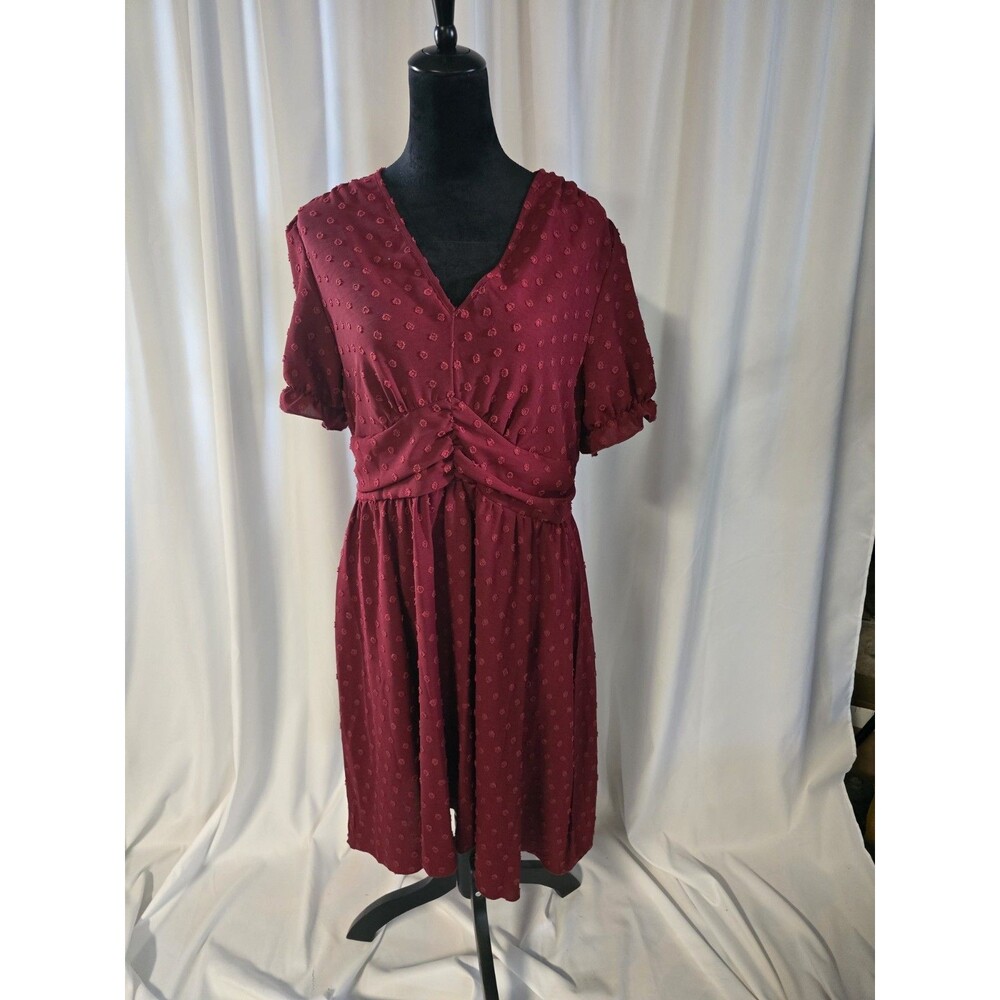 Skue Dark Red Womens Dress Size XL